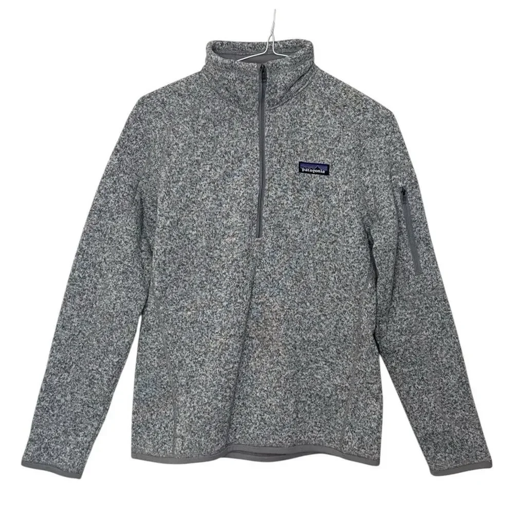 PATAGONIA Women's Better Sweater 1/4-Zip Fleece Pullover Recycled Fabric Size S - Picture 2 of 9
